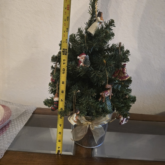Like new table top fully decorated mini Christmas tree. - Picture 14 of 15